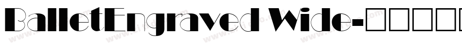 BalletEngraved Wide字体转换